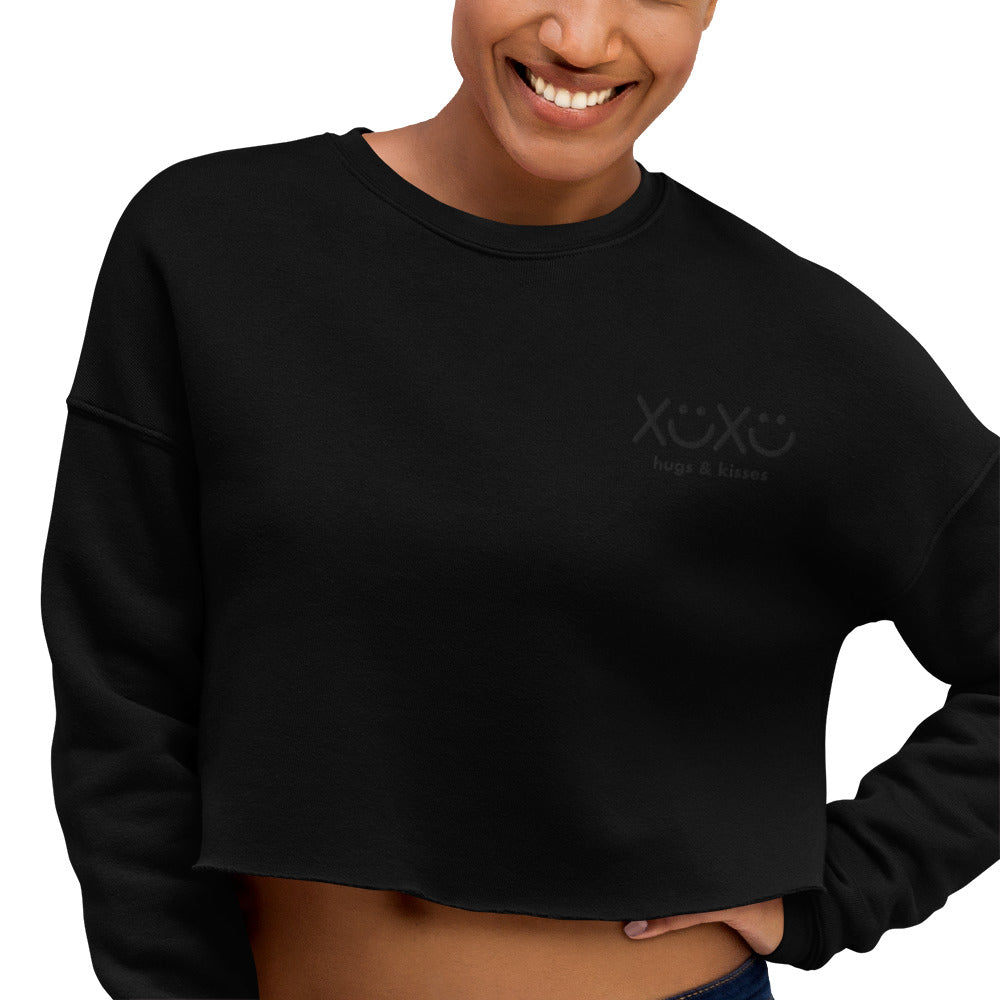 Hugs & Kisses Crop Sweatshirt