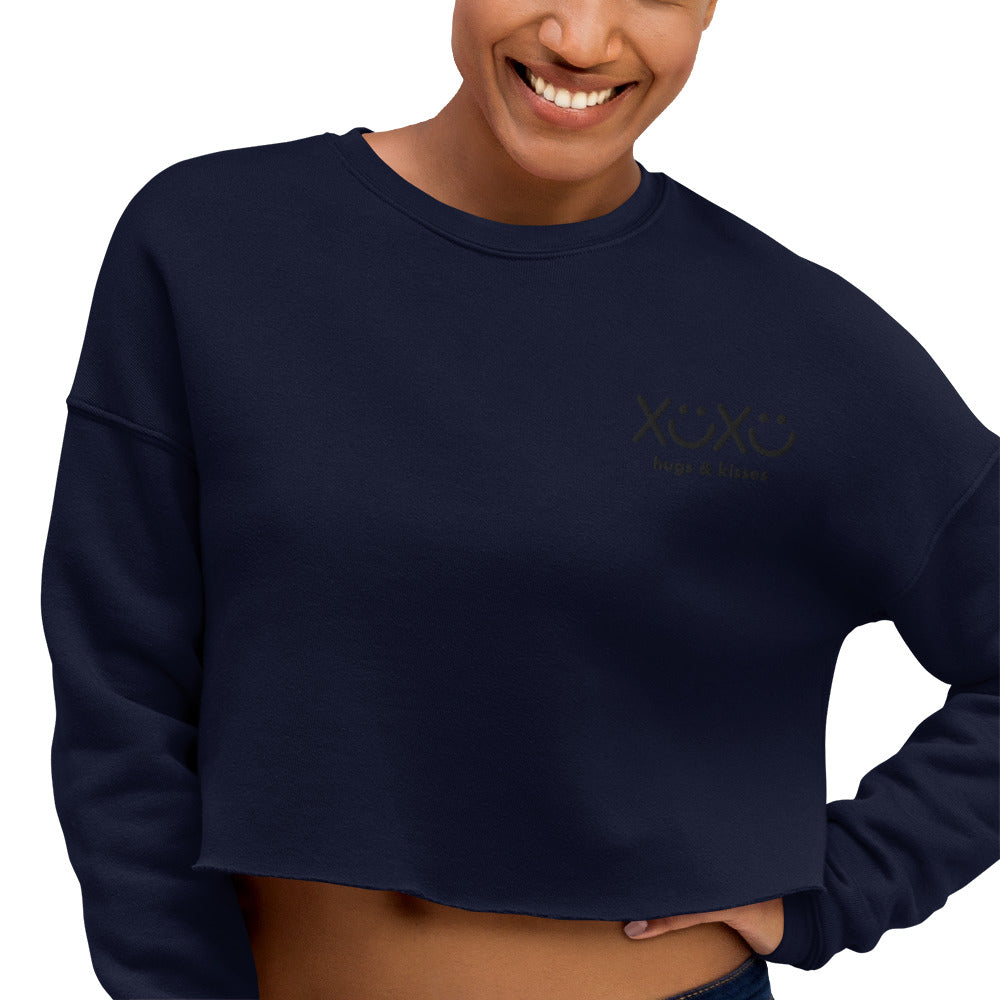 Hugs & Kisses Crop Sweatshirt